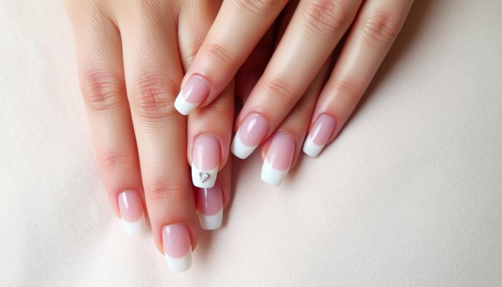 clean girl nails design
